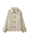 Cropped Trench Coat