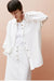 Texture White Long Sleeved Shirt