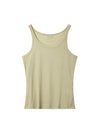 U-Neck Ribbed Tank Top