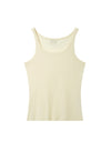 U-Neck Ribbed Tank Top