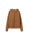 Wool Hooded Sweatshirt Jacket