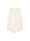 U-hals farveblok tanktop