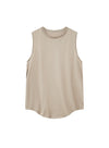 Loose casual sleeveless T-shirt