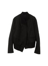 Black Slimming Short Pilot Jacket