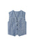 Linen Denim Vest