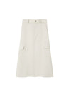 Pocket Straight Shape Skirt