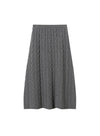 Vintage Knitting Twists Wool Skirt