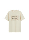 Postage Stamp Printed Cotton T-shirt