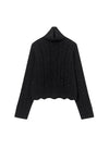 Knitted Yak Wool Turtleneck Sweater