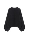 French Yak Oversized Balloon Sleeve Sweater