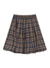 Retro Plaid A-Line Short Skirt