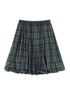 Retro Plaid A-Line Short Skirt