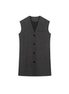 Australian Wool Mid-Length Vest