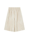 Linen Casual Wide-Leg Shorts