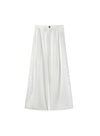 Black/White Long Wide Leg Pants