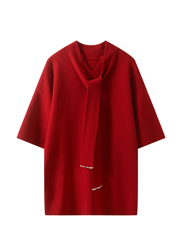 Tie-Knot Cashmere Sweater