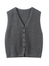 Cashmere Knit Vest Top