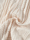 Pleated Skirt with Wooden Pendant