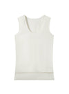 V-hals blomsterblonde tanktop