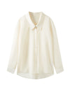 Breathable Oversized Collared Blouse