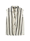 Linen Blend Tank Shirt