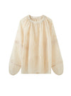 Embroidered Dramatic Blouse