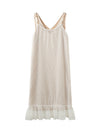 V-Neck Layered Slip Dress