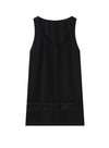 V-hals blomsterblonde tanktop