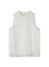 Blend Silk Tank Metallic Detail Design