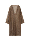 Hulstrikket cardigan i hør