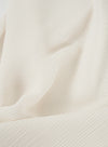Raw-Edge V Neck Blouse