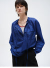 Designer Style Drawstring Zipper Shirt