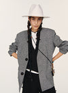 Retro Wool Suit Jacket
