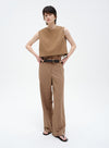 Classic Straight Wide-Leg Pants