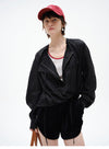 Designer Style Drawstring Zipper Shirt