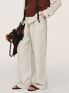 Linen Denim Pants