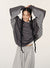 Gray Casual Hoodie