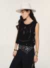 Fall Lace Shell Top