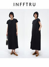 Black Short Sleeve T-Shirt Dress