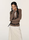 Wool Knitted Two-Piece Set