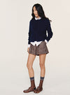 Wool Knitted Two-Piece Set