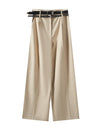 Dual Waistband Wide Leg Pants