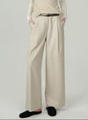 Dual Waistband Wide Leg Pants
