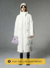 Black / White Long Down Jacket
