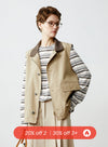 Corduroy Patchwork Vest Jakke