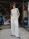 Blend Silk Tank Metallic Detail Design