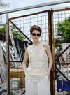Ethnic Motif Vest Cutout Design