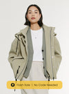 Drawstring Jacket Removable Hood