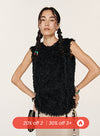 Alpaca pels ruskindsvest
