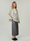 Classic A-Line Midi Skirt